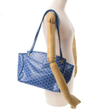 GOYARD Goyal Louet Blue Unisex PVC Calf Tote Bag A Rank used Ginzo