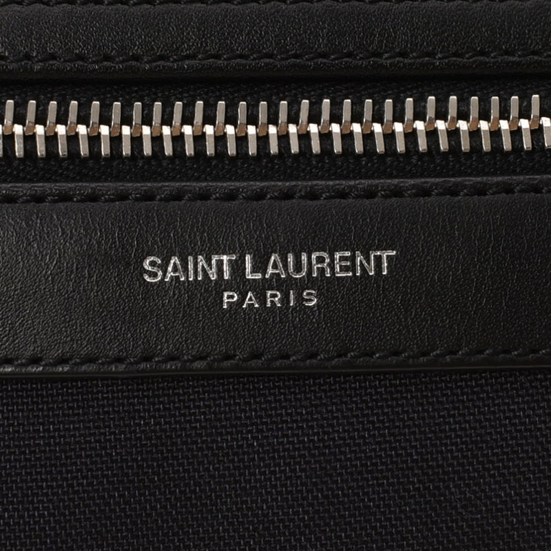 SAINT LAURENT サンローラン 黒 レディース キャンバス リュック・デイパック Aランク 中古 銀蔵