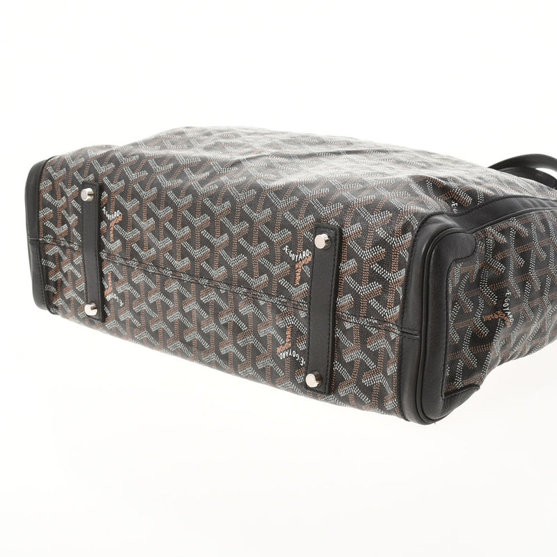 GOYARD ゴヤール サックヴォルテール 2WAY 黒 ユニセックス PVC カーフ トートバッグ Aランク 中古 銀蔵