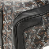 GOYARD Goyal Sack Voltre 2way Black Unisex PVC Calf Tote Bag A Rank used Ginzo