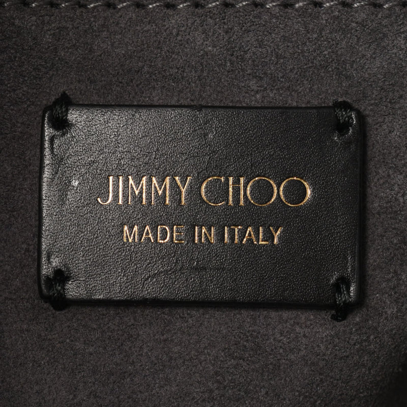 JIMMY CHOO Jimmy Choo 2WAY Bag Black Ladies Calf Handbag A Rank used Ginzo
