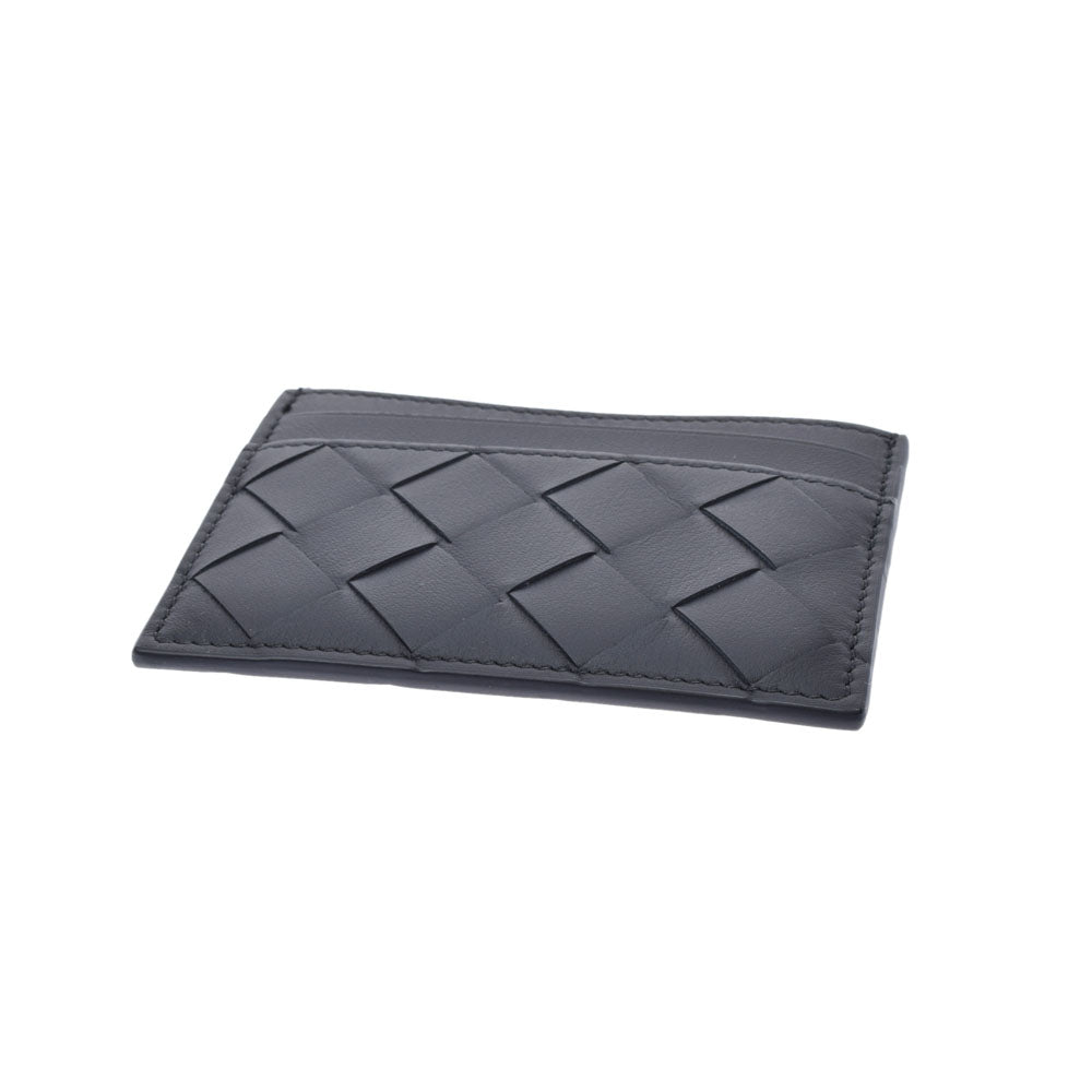 ボッテガヴェネタイントレチャート 黒 ユニセックス カーフ カード