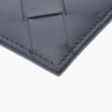BOTTEGAVENETA Bottega Veneta Intrecchart Black 607466 Unisex Calf Card Case Unused Ginzo