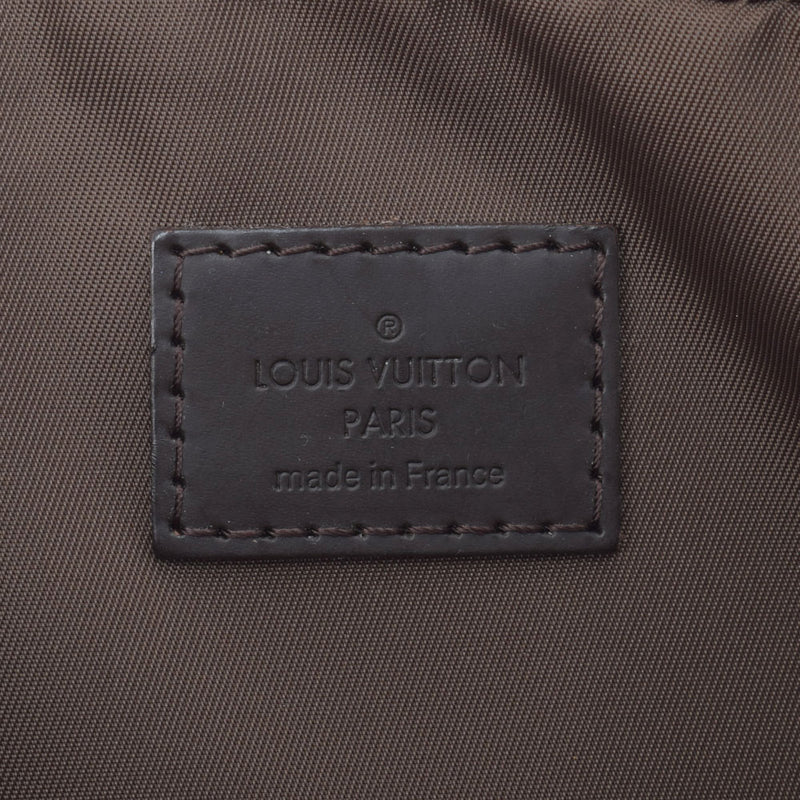 LOUIS VUITTON Louis Vuitton Damier Jean Acrobat Black M93620 Men's Damijean Canvas Body Bag AB Rank Used Ginzo