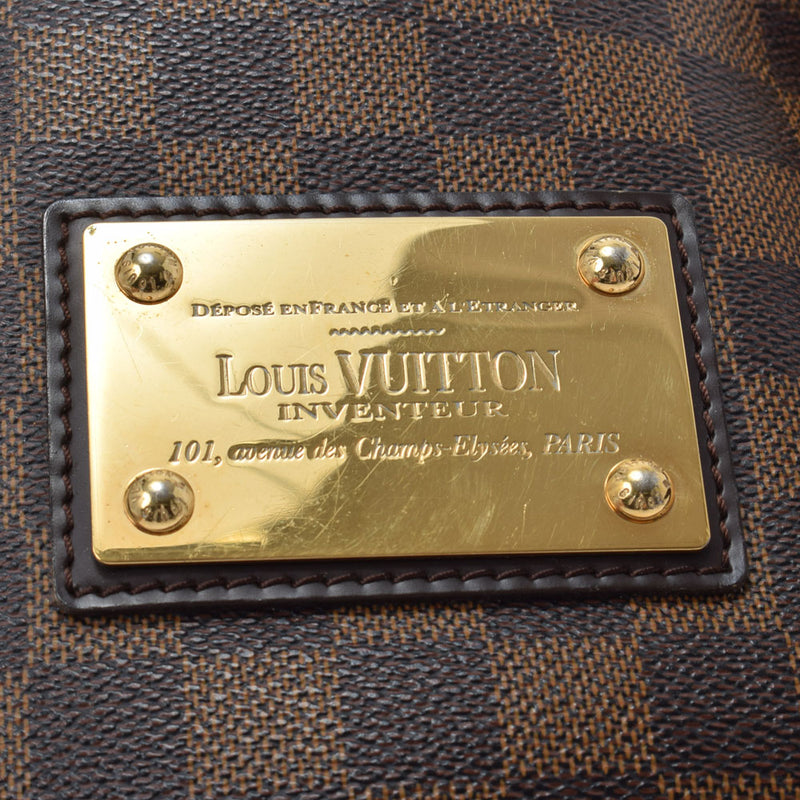 LOUIS VUITTON Louis Vuitton Dami Hamsted MM Brown N51204 Ladies Dami Cambus Handbag B Rank Used Ginzo