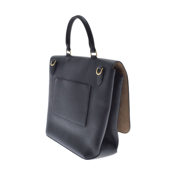 LOUIS VUITTON Louis Vuitton Volta 2WAY Noir M50255 Ladies Torillon Leather Shoulder Bag AB Rank Used Ginzo