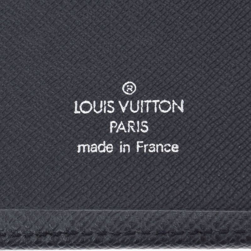 路易·威登（Louis Vuitton）路易斯·威登（Louis Vuitton）塔加（Taiga）议程总经理黑色R20232男女蛋白质笔记本封面ab rank used a ginzo