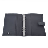 LOUIS VUITTON Louis Vuitton Taiga Agenda GM Black R20232 Unisex Leather Notebook Cover AB Rank Used Ginzo