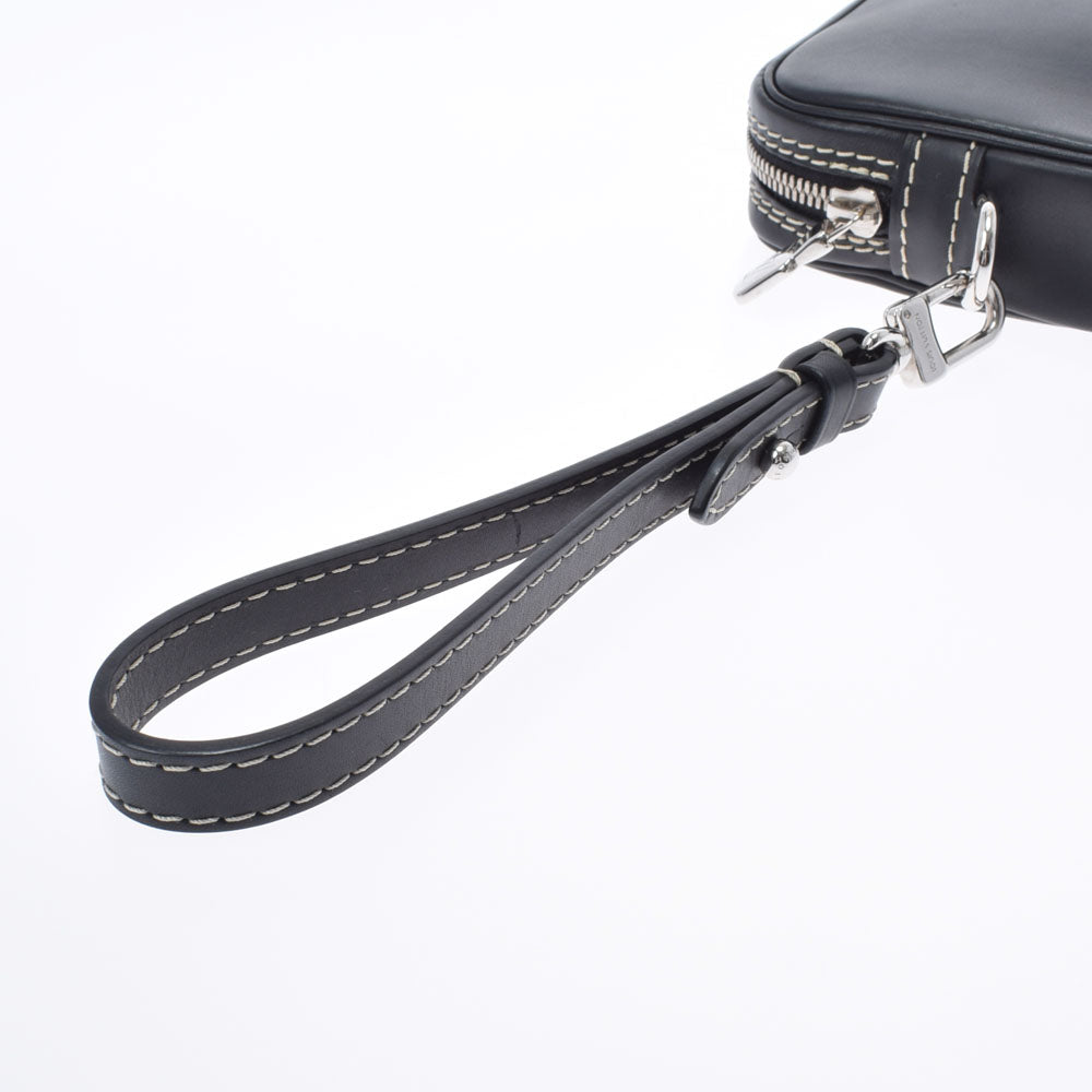 ルイヴィトン 黒 メンズ レザー クラッチバッグ LOUIS VUITTON 中古