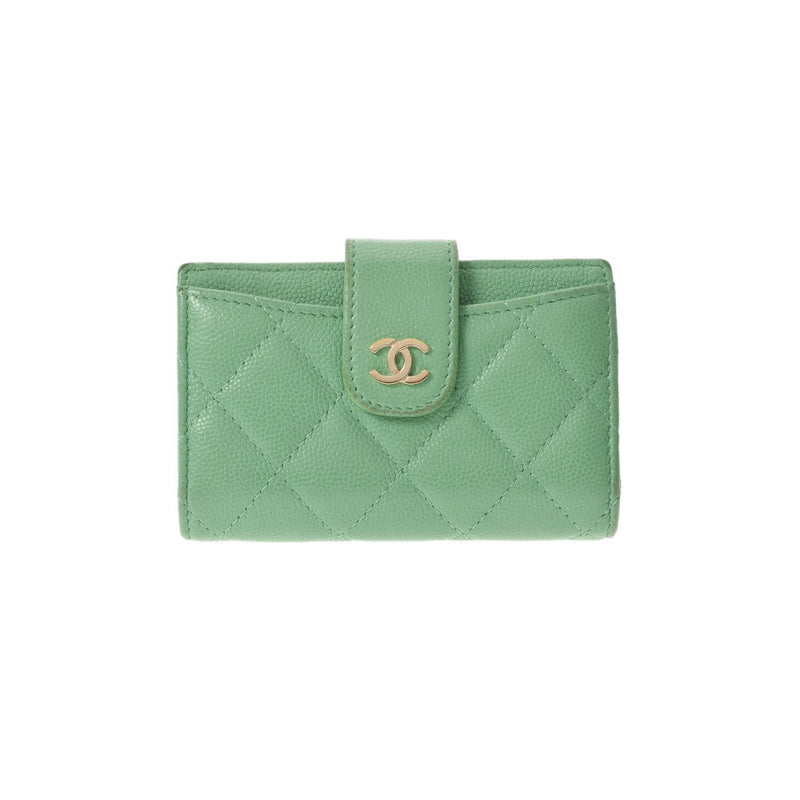 【専用】CHANEL シャネル キャビアスキン 財布 Green