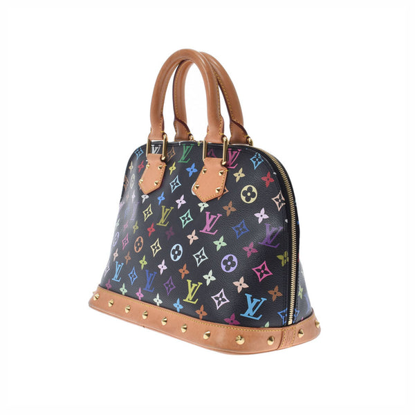 LOUIS VUITTON Louis Vuitton Multi -Color Almanod M92646 Ladies Monogram Multicolor Handbag AB Rank Used Ginzo