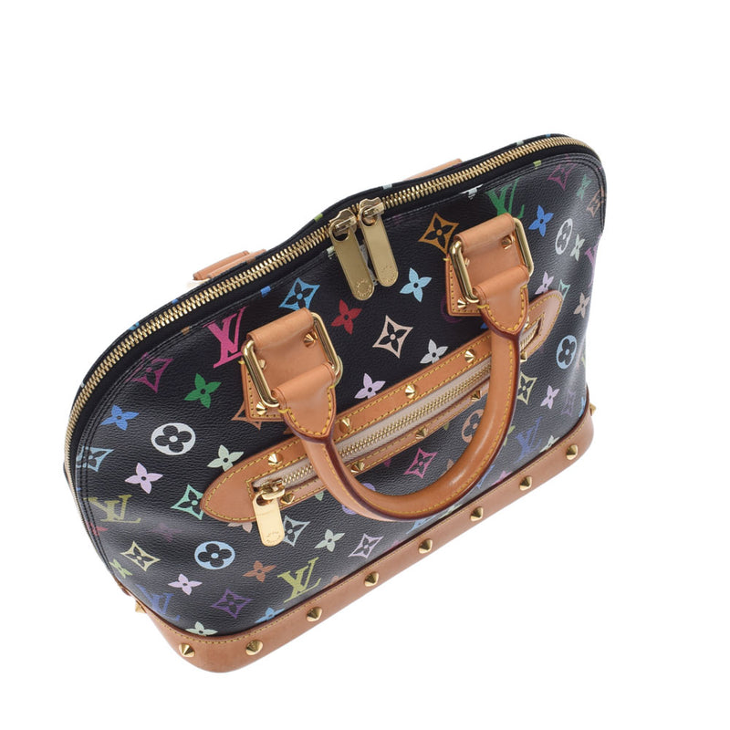 LOUIS VUITTON Louis Vuitton Multi -Color Almanod M92646 Ladies Monogram Multicolor Handbag AB Rank Used Ginzo