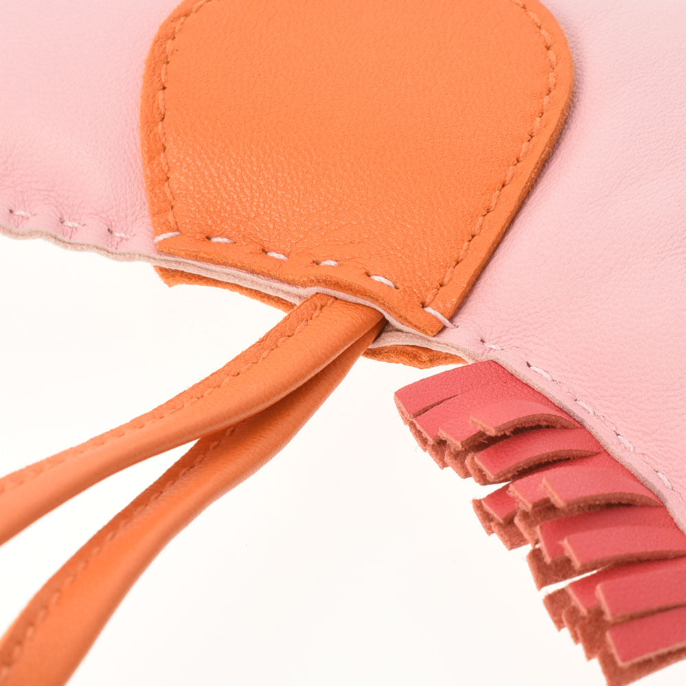 エルメスロデオGM バッグチャームローズサクラ/ローズジャイプール