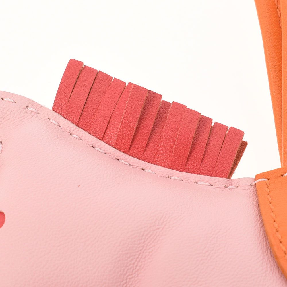 エルメスロデオGM バッグチャームローズサクラ/ローズジャイプール