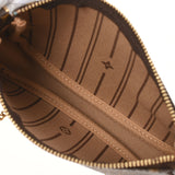 路易威顿路易斯·维顿（Louis Vuitton Louis Vuitton）会标T＆B Mini -Po保存加速器棕色M60153女士会标帆布辅助袋