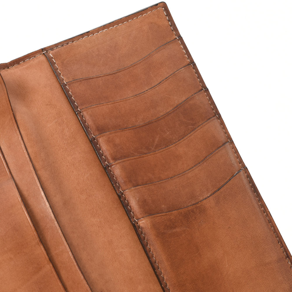 ベルルッティカリグラフィ 赤 メンズ 長財布 BERLUTI 中古