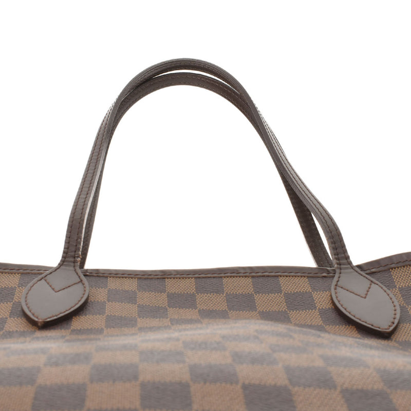 LOUIS VUITTON Louis Vuitton Damier Never Full MM Old Brown N51105 Ladies Dami Canbus Tote Bag B Rank used Ginzo