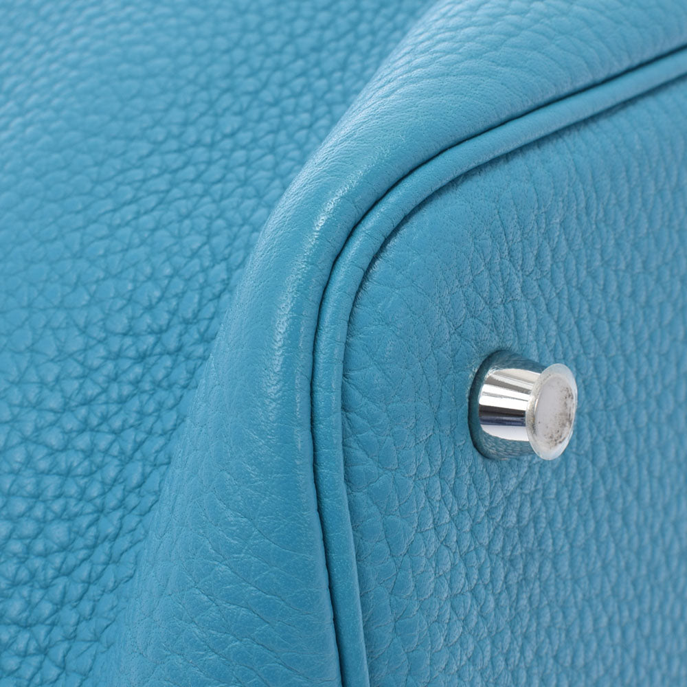エルメスピコタンロック MM ターコイズ パラジウム金具 □R刻印(2014