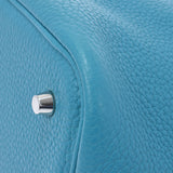 HERMES Hermes Picotan Lock MM Turquoise Paladium Bracket □ R engraved (around 2014) Ladies Toryon Lemance Handbag A Rank Used Ginzo
