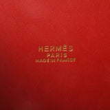 HERMES Hermes Bored 37 Red Gold Bracket ○ Y engraved (around 1995) Ladies Oustric Handbag C Rank Used Ginzo