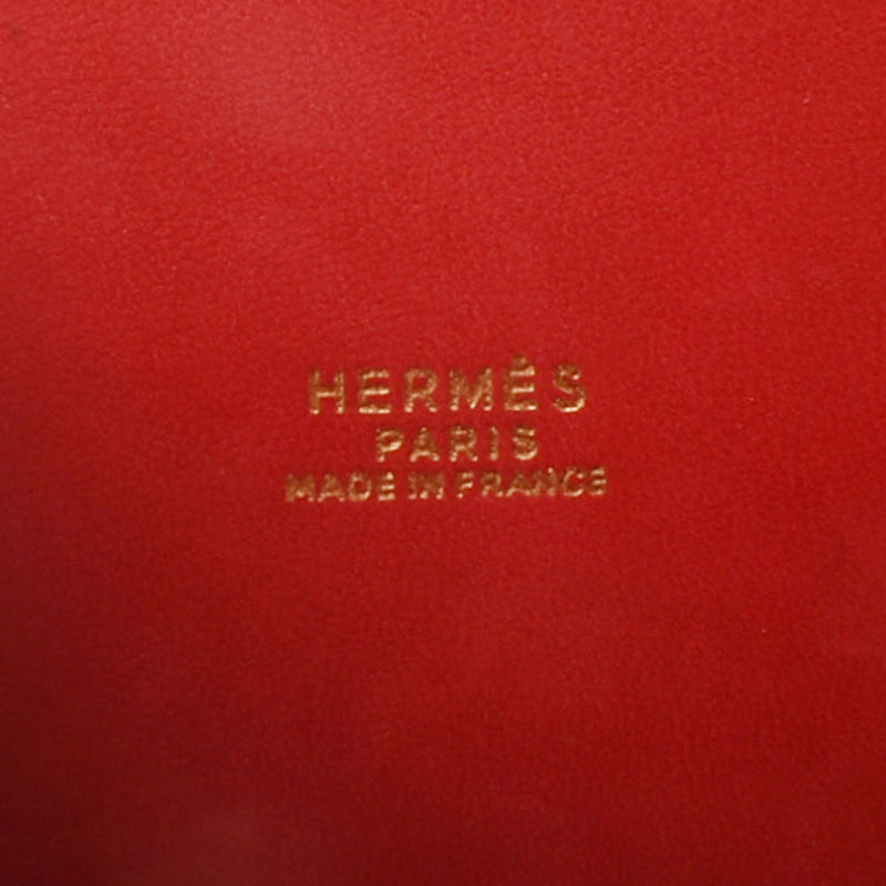 HERMES エルメス ボリード 37 赤 ゴールド金具 ○Y刻印(1995年頃) レディース  オーストリッチ ハンドバッグ Cランク 中古 銀蔵