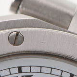 CARTIER カルティエ サントス ラウンド アンティーク メンズ SS 腕時計 クオーツ 白文字盤 Aランク 中古 銀蔵