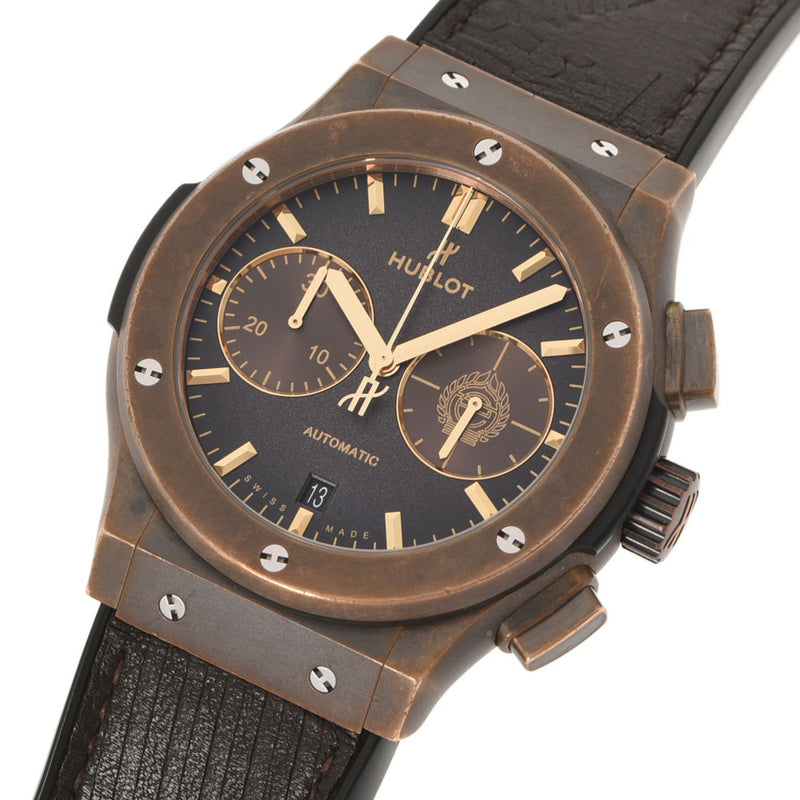 HUBLOT Ubro Classic Fusion East Coast Bronze Limited 50 pieces 521.bz.6680.vr.Ewc17 Men's Bronze Watch Automatic Brown Dial A Rank used Ginzo