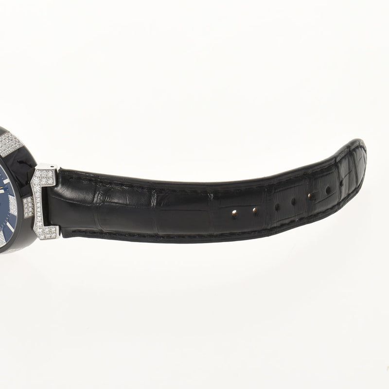 ルイヴィトンタンブール インブラック ダイヤ メンズ 腕時計 Q111Q ...