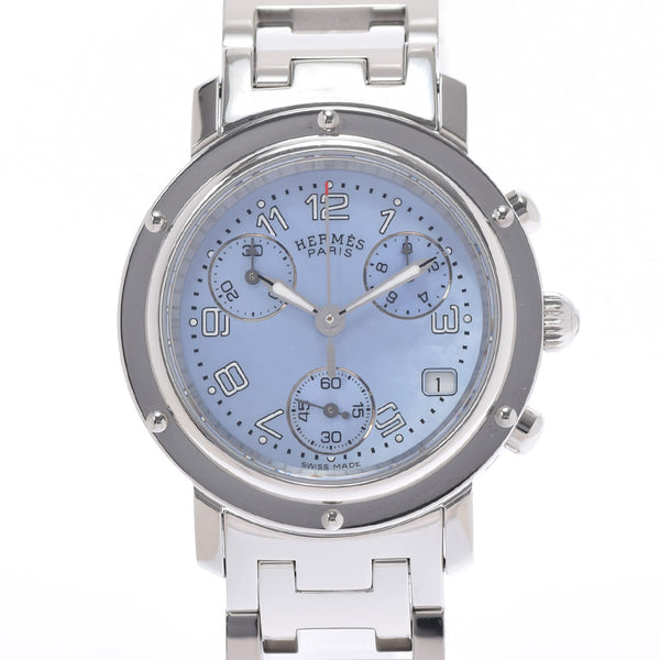 Hermes Clipper Chronograph Date Ladies Watch CL1.310 HERMES used – 銀蔵オンライン