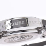 HERMES Hermes Clipper Chronograph Date CL1.310 Ladies SS Watch Quartz Light Blue Shell Dial A Rank used Ginzo