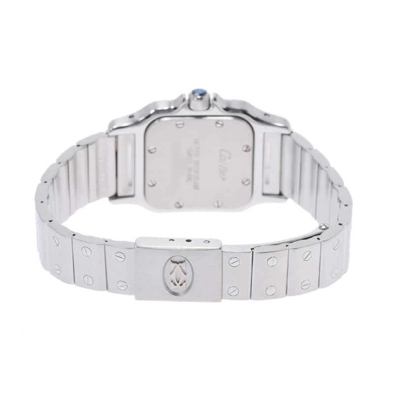 Cartier Cartier Santos Garbe SM Old Buckle Ladies SS Watch Quartz Ivory Dial A Rank used Ginzo