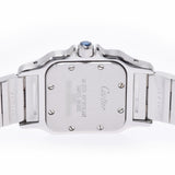 Cartier Cartier Santos Garbe SM Old Buckle Ladies SS Watch Quartz Ivory Dial A Rank used Ginzo