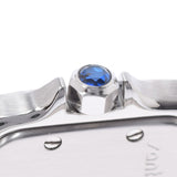 Cartier Cartier Cartier Santos Garbe SM Old Buckle 9057930女士SS观看Quartz象牙拨号台用ginzo