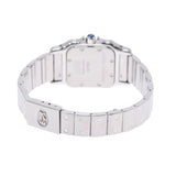 Cartier Cartier Cartier Santos Garbe SM Old Buckle 9057930女士SS观看Quartz象牙拨号台用ginzo