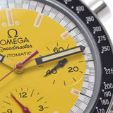 OMEGA オメガ スピードマスター レーシング シューマッハ 3510.12 メンズ SS 腕時計 自動巻き イエロー文字盤 Aランク 中古 銀蔵