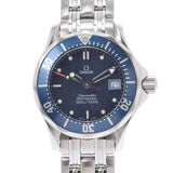 Omega Omega Sea Master Professional 300m 2583.80女士SS Watch Quartz Blue Dial A RANS二手Ginzo