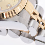 ROLEX Rolex Datejust 10P Diamond 69173G Ladies YG/SS Watch Automatic Champagne Dial A Rank used Ginzo