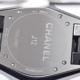 CHANEL シャネル J12 38mm 12Pダイヤ H1626 メンズ 黒セラミック/SS 腕時計 自動巻き 黒文字盤 Aランク 中古 銀蔵