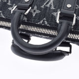 LOUIS VUITTON Louis Vuitton Kepol XS NIGO Collaboration Noir M81011 Unisex Denim x Torillon Leather Boston Bag Unused Ginzo