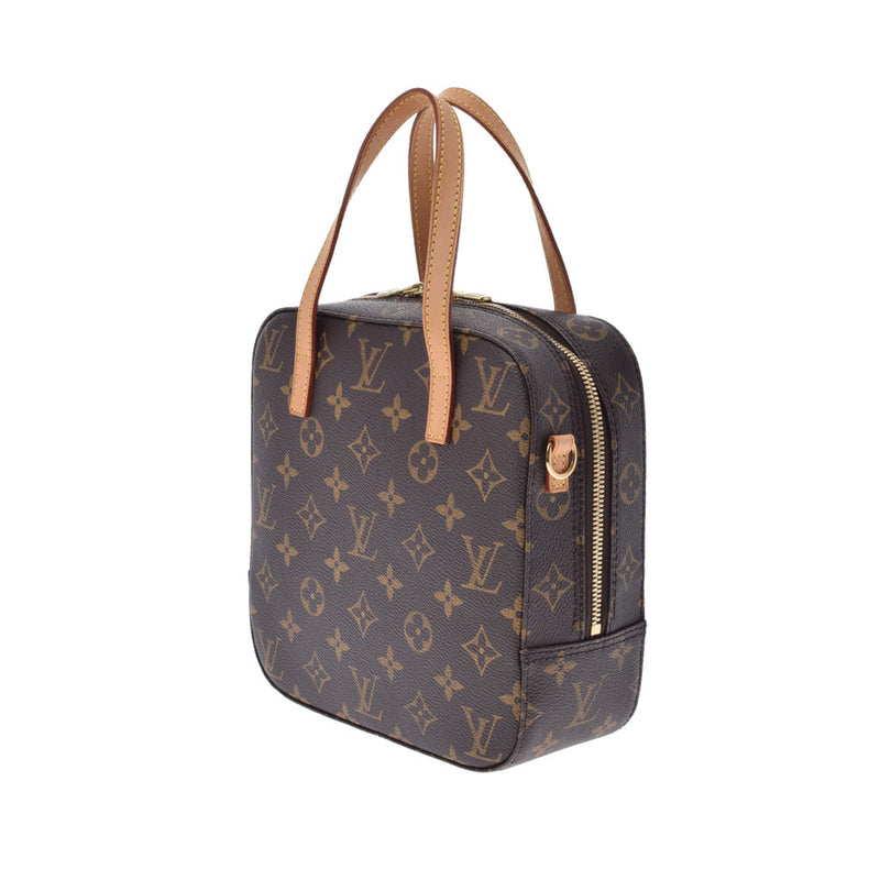 Louis Vuitton Spontini 14145 Brown Unisex Monogram Canvas Handbag