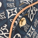 LOUIS VUITTON Louis Vuitton Monogram Jacquard SINCE1854 Vanity NV Blue M57403 Ladies Leather 2WAY Bag New Family Ginzo