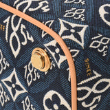 LOUIS VUITTON Louis Vuitton Monogram Jacquard SINCE1854 Vanity NV Blue M57403 Ladies Leather 2WAY Bag New Family Ginzo