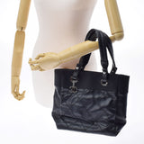 CHANEL Chanel Paris Beerlit Tote PM Black Ladies Canvas/Leather Tote Bag AB Rank used Ginzo