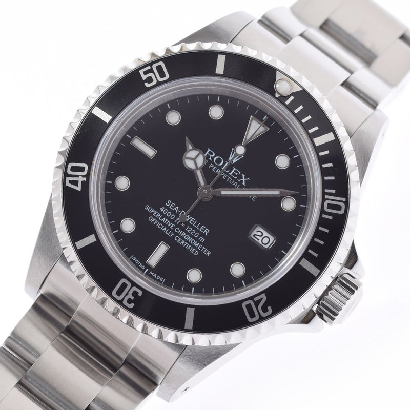 ROLEX ロレックス シードウェラー 16600 メンズ SS 腕時計 自動巻き 黒文字盤 Aランク 中古 銀蔵