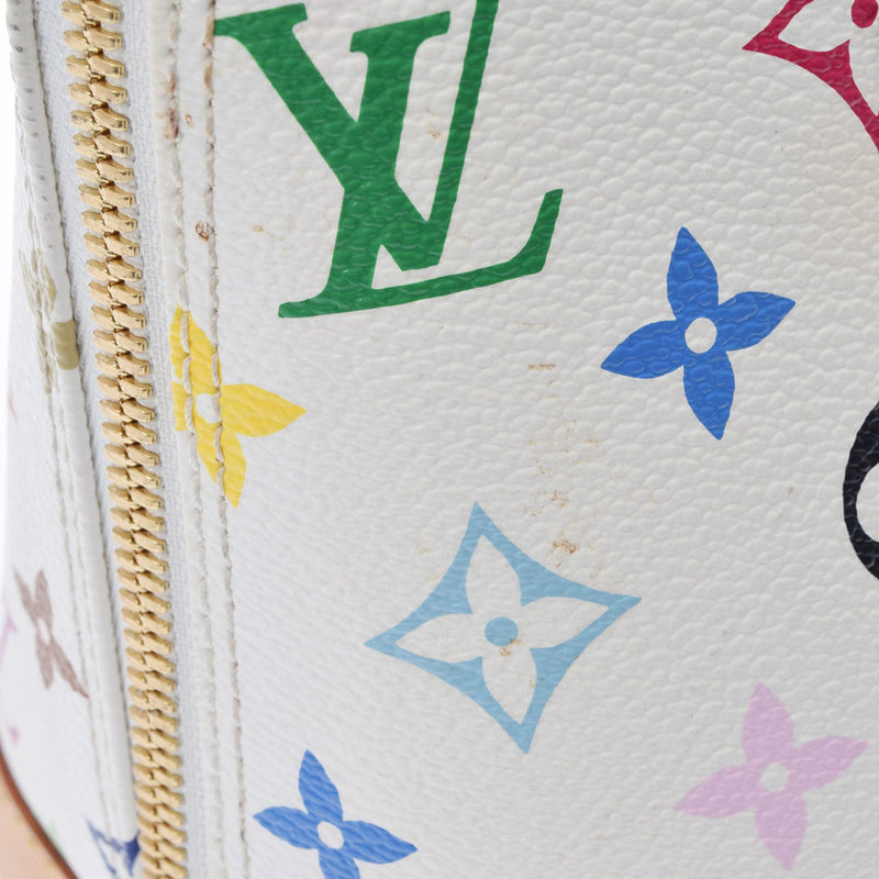 LOUIS VUITTON ルイヴィトン マルチカラー アルマ 白 M92647 レディース モノグラムマルチカラー ハンドバッグ Bランク 中古 銀蔵