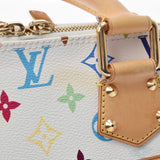 LOUIS VUITTON ルイヴィトン マルチカラー アルマ 白 M92647 レディース モノグラムマルチカラー ハンドバッグ Bランク 中古 銀蔵