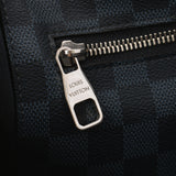 LOUIS VUITTON Louis Vuitton Damier Cobalt Cava Vavarage Navy/Black N41397 Men's Damier Camvas Tote Bag AB Rank Used Ginzo