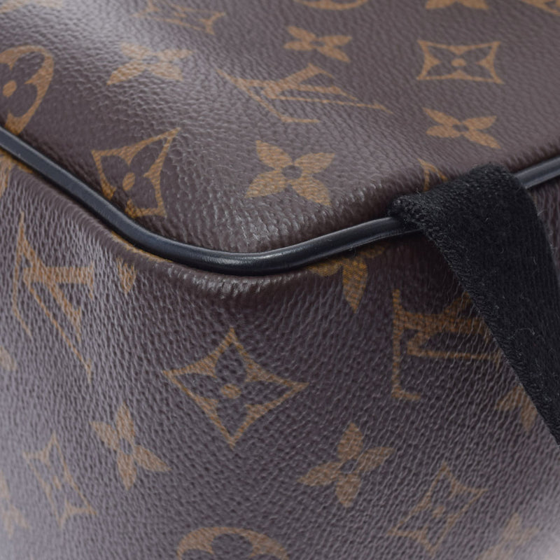 LOUIS VUITTON Louis Vuitton Monogram Makaser Josh Brown/Black M41530 Men's Gram Makaser Canvas Bucks Backpack A Rank Used Ginzo