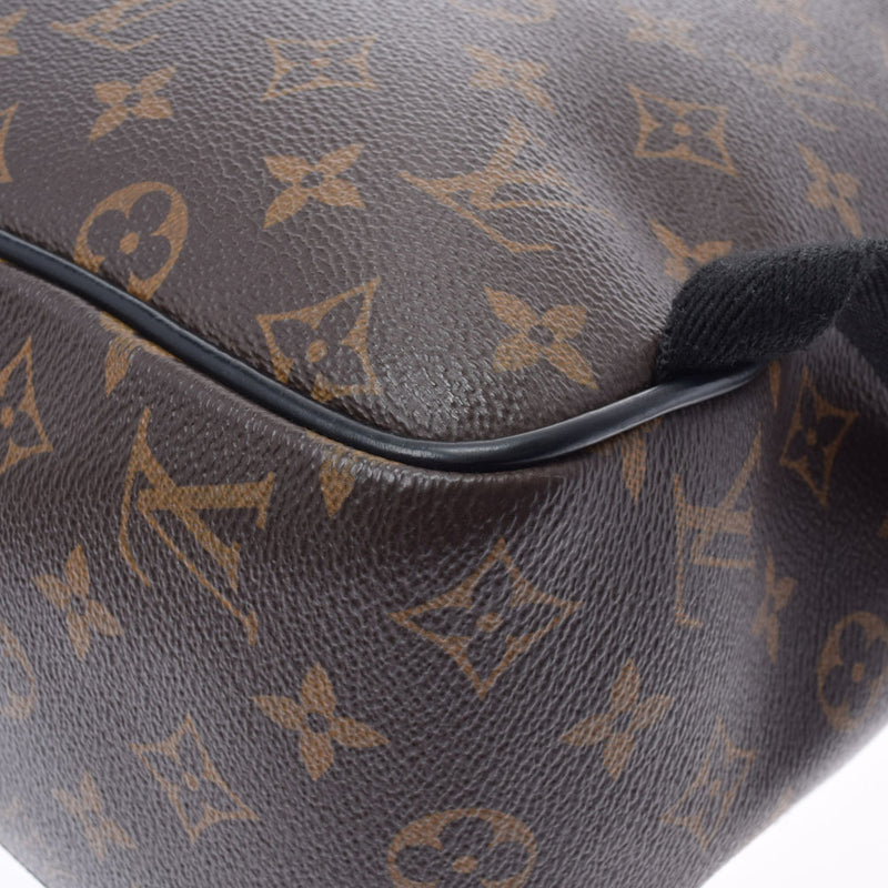 LOUIS VUITTON Louis Vuitton Monogram Makaser Josh Brown/Black M41530 Men's Gram Makaser Canvas Bucks Backpack AB Rank Used Ginzo