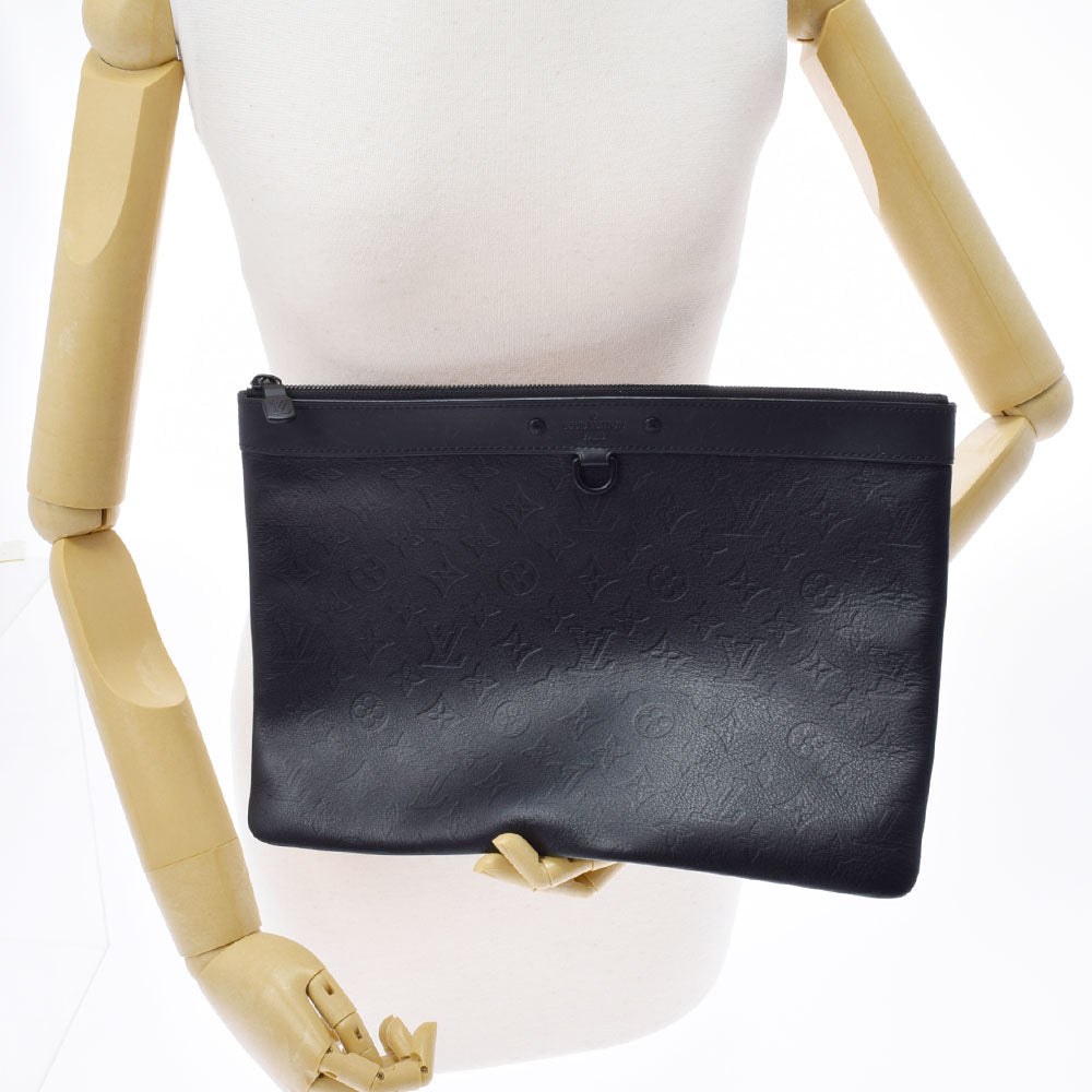 Louis Vuitton Shadow Pochette Discovery 14145 Black Men's